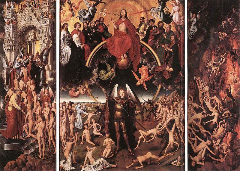 Hans Memling The Last Judgment Triptych France oil painting art